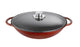 Schulte-Ufer RUSTIKA WOK, Red, with storage grid and glass lid - APOLLO CANADA